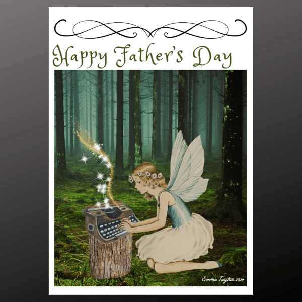 Happy Fathers Day Fairy A Message To Mother Nature Fantasy Art