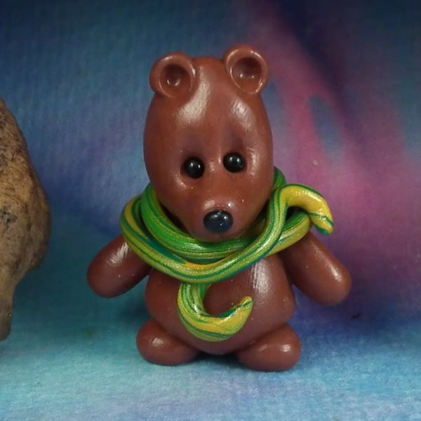 Tiny Bear 'Billie' OOAK Sculpt by Ann Galvin