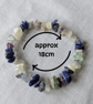 Calming  and emotional balance fluorite sodalite and prehnite crystal bracelet - Image 3