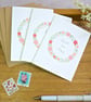 Set of 3 Meadow Circle Mini Notecards - Just To Say - Image 2