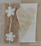 Handmade sympathy card - paper heart - Image 2