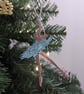 Embroidered Ballerina Ornament: Lacey Hanging Dancer Decoration - Image 7