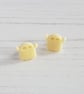 NEW Mini cute ghost earrings - glow in the dark or glitter, choose your finish