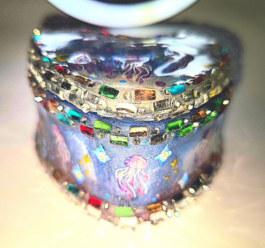 Handmade Jellyfish trinket box
