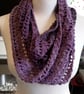 Purple gradient infinity scarf  - Image 2