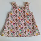 Dress, 6-12 months, A line dress, summer dress, girls dress, pinafore 