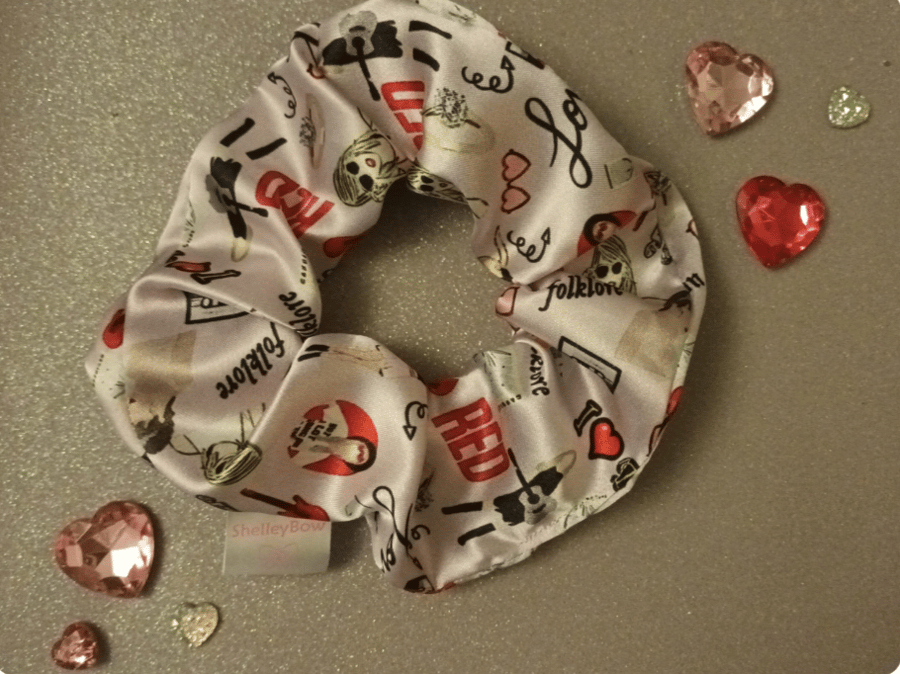 Taylor swift album icons scrunchie 