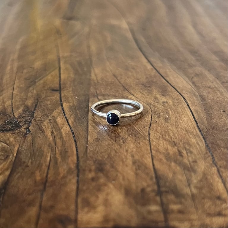 Written In The Stars Handmade Stacker Ring Size F (UK)