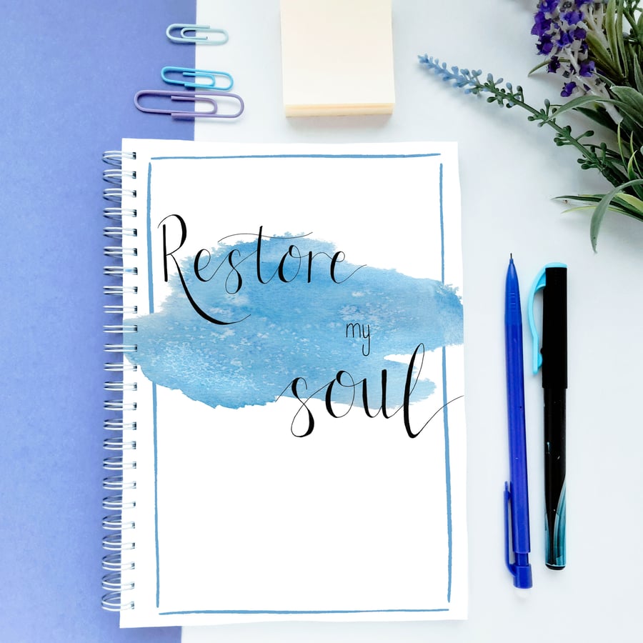 Restore My Soul Notebook