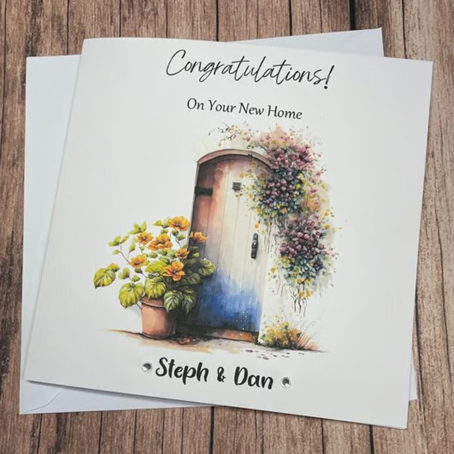 New Home Congratulations Card Handmade And Personalised For Son Daughter Friends