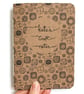 Personalised craft notes hand bound recycled notebook - Image 1