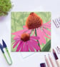 Pink Flower Card Collection - Lacecap Hydrangea, Echinacea. Peony, Nerine - Image 3