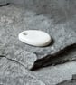 Handmade Ceramic Pendant,  One of a Kind Sterling Silver Eco Friendly Gifts. - Image 3