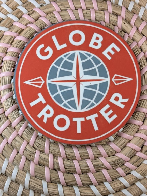 Globetrotter Coaster – Travel Gift – Globe & Compass Adventure Coaster