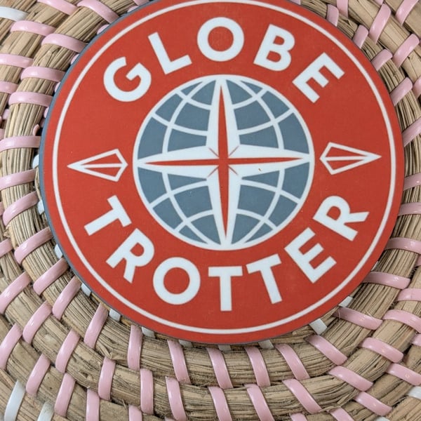Globetrotter Coaster – Travel Gift – Globe & Compass Adventure Coaster