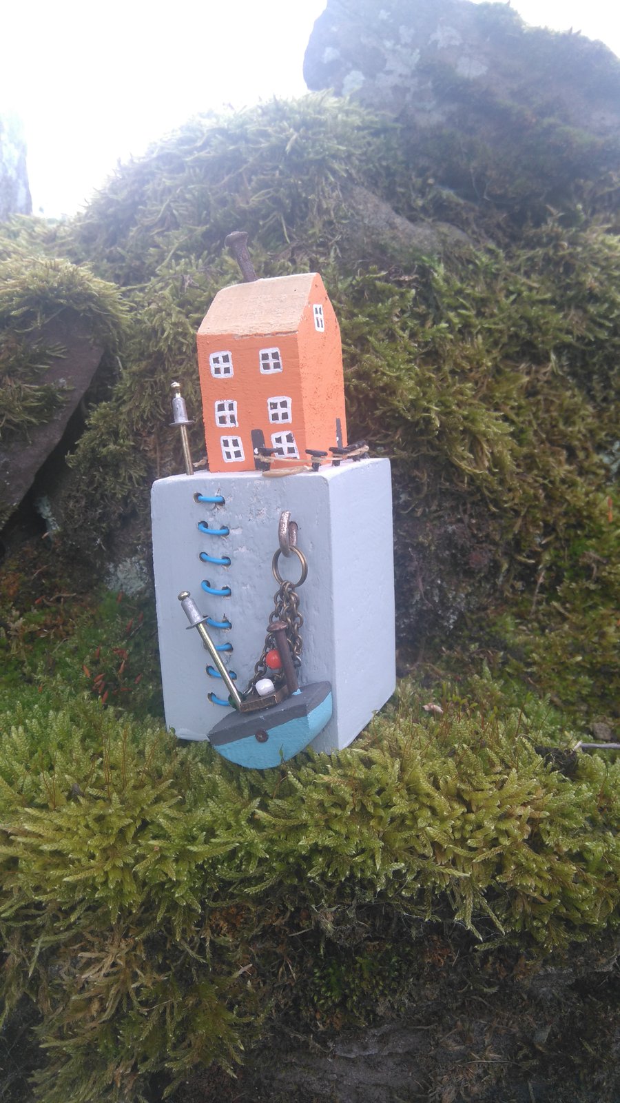 Little driftwood,scrapwood, house and harbour