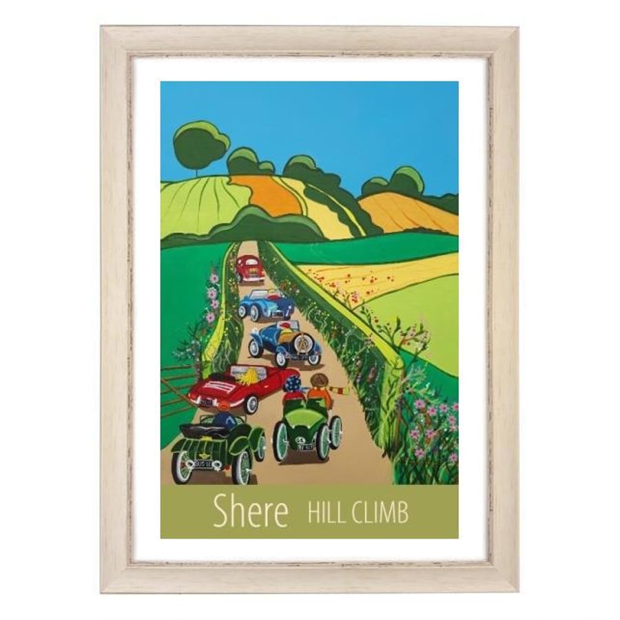 Shere Hill Climb - white frame