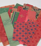 Mixed Small Sanderson Designs Red Green Wallpaper Craft Pack - Image 1