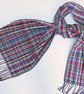 Sold - Multicoloured Houndstooth Scarf