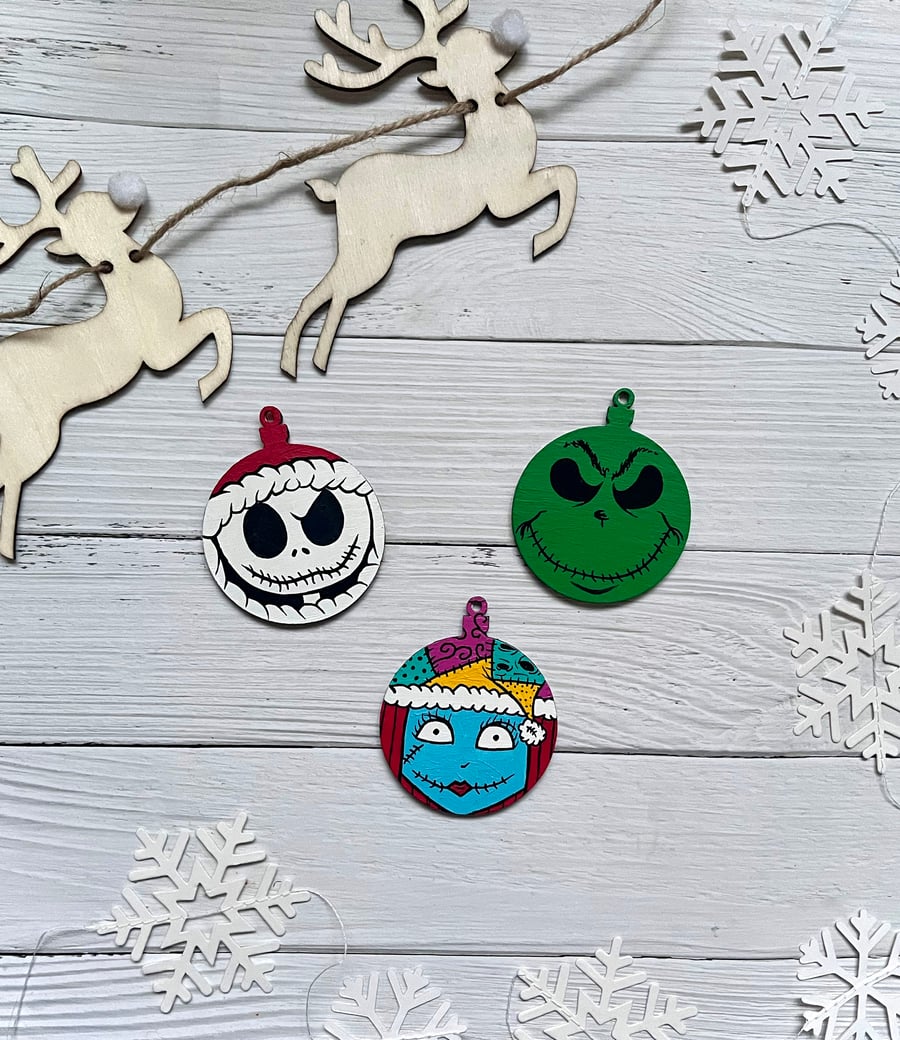 The Nightmare Before Christmas Baubles