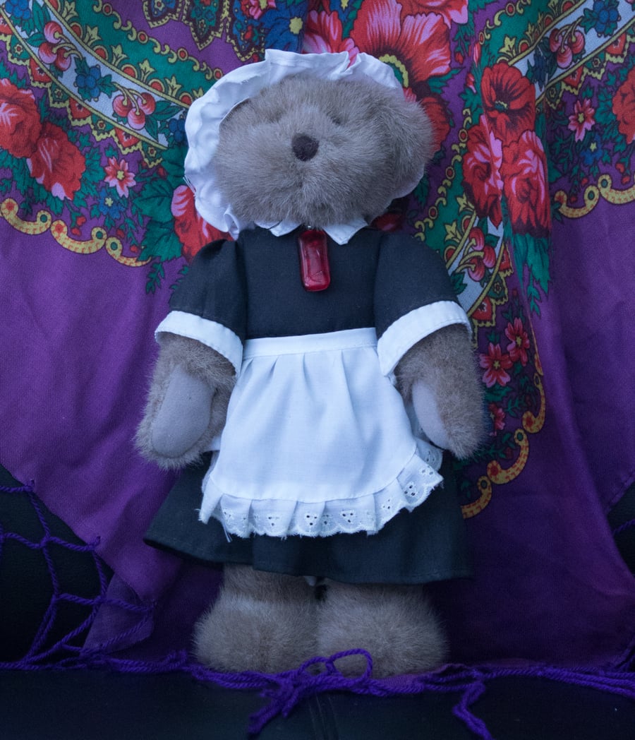 SALE - Red Fused Glass Pendant Necklace