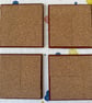 Vintage Draughts Chess Board Coasters - Cutting Error - Super Seconds - Image 6