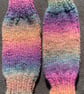 Hand Knitted Sparkly Fingerless Wrist Warmers - Image 3