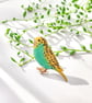 Hand-painted Bird Brooch - Image 3