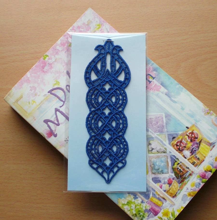 Embroidered Lace  Bookmark. Small