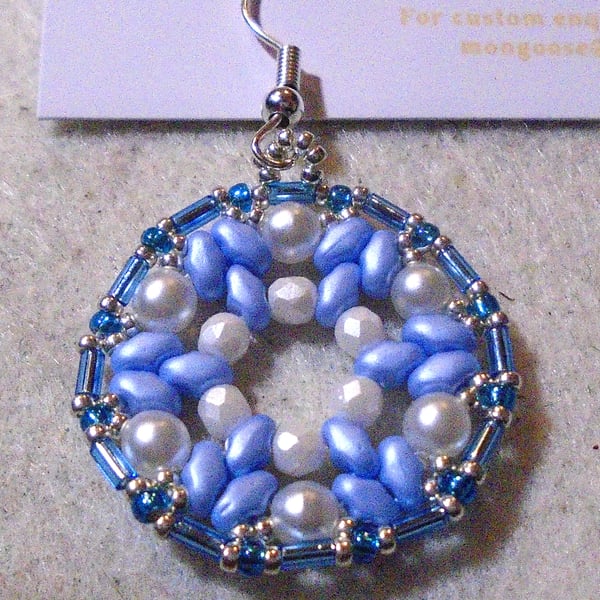 1920s-style bead earrings (customisable)