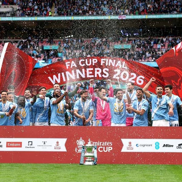 Manchester City FA Cup Winners 2026 Photograph Print