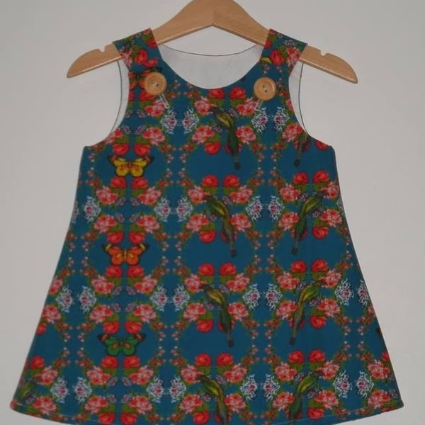 SALE tropical bird dress
