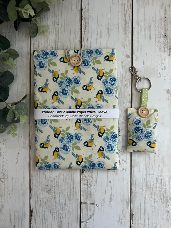 GIFT SET: Kindle Paper White Cover & Lavender Filled Key Ring, Gifts for Her