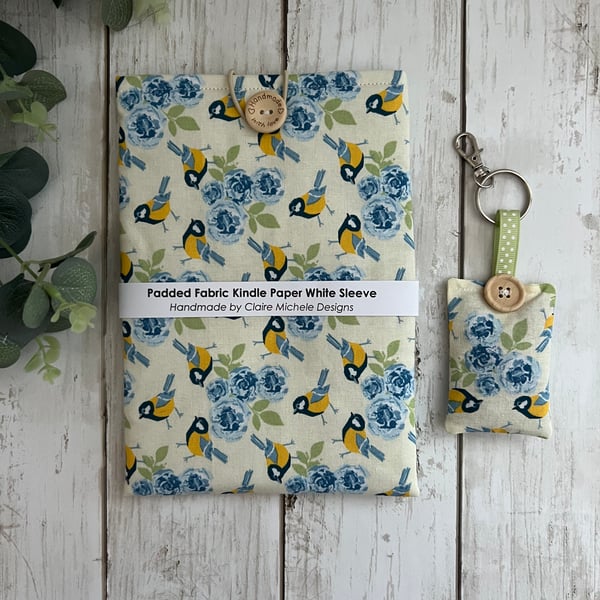 GIFT SET: Kindle Paper White Cover & Lavender Filled Key Ring, Gifts for Her