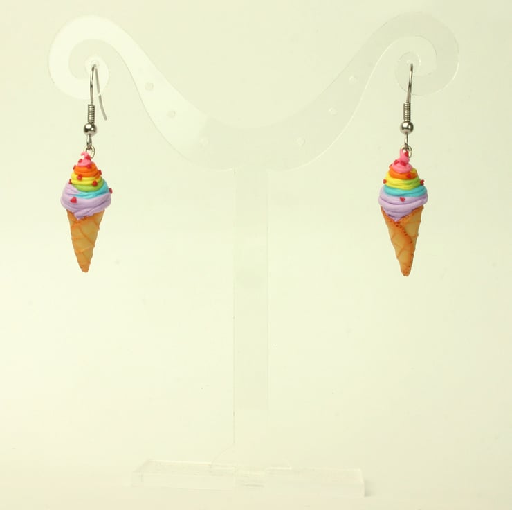 Unicorn poop earrings hotsell