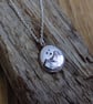 Sterling silver 'mountain' nugget pendant - Image 1