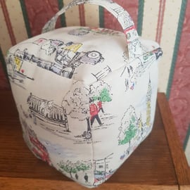 Cath Kidston Billie Goes to London fabric doorstop