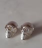 Bali Sterling Silver Skull Beads - Image 3