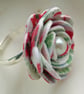 Hardened Fabric Floral Ring - Image 1