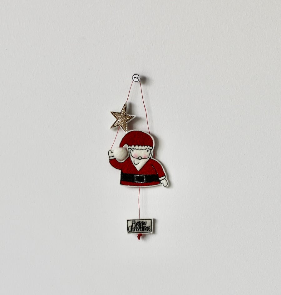 'Father Christmas' - Hanging Decoration