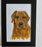 Original painting Labrador 5x7" portrait  - Image 3