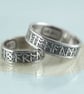 Viking Rune Ring - Rustic Viking Treasure - Runes Morte d'Arthur - Gift For Men  - Image 5