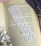 While Lace Bookmark in Tatting - Wedding Favour - Image 2