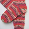 hand knit womens wool socks UK 5-7