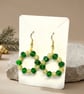 Handmade Christmas Wreath Earrings - Image 2