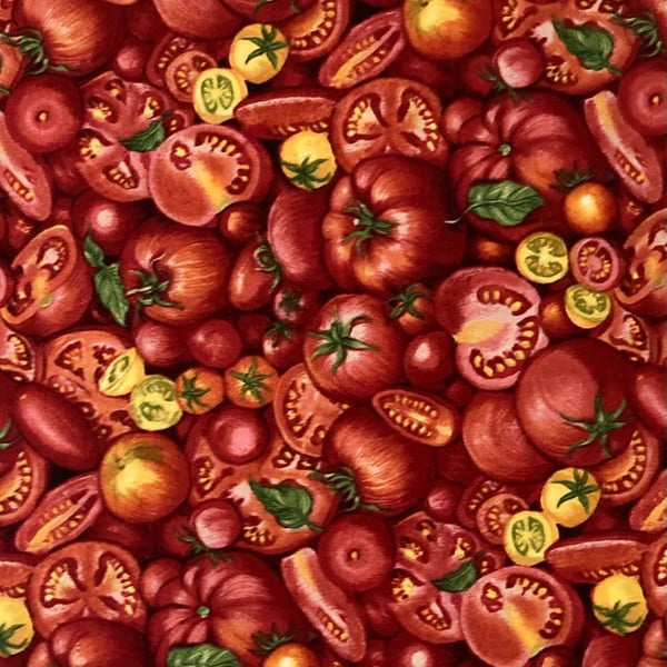 Tomatoes Print Cotton