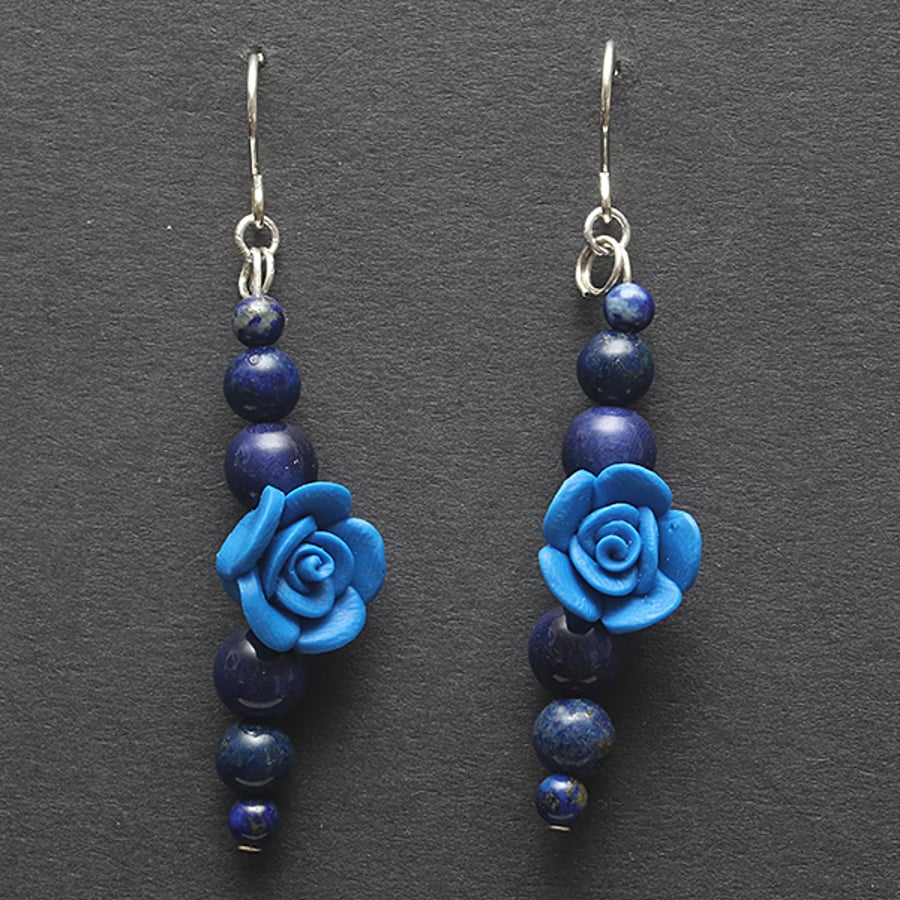 Blue Lazuli Earrings