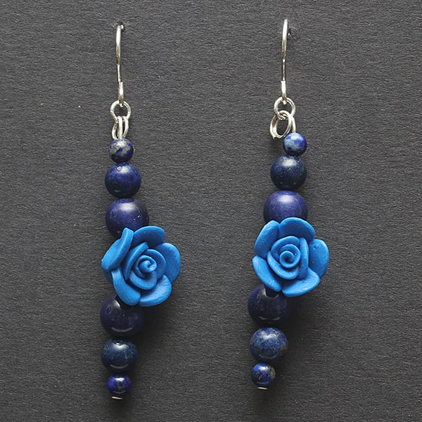 Blue Lazuli Earrings