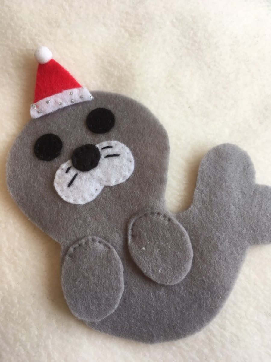 SEAL Christmas Decoration - Seal - Christmas Tree - Hanging Decoration