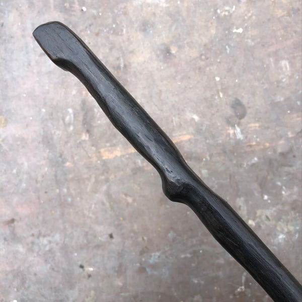 Bog Oak Pagan Wand